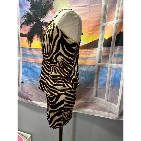 Moda International animal print mini or tunic XS - Picture 5 of 5